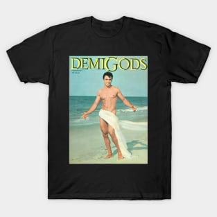 DEMIGODS - Vintage Physique Muscle Male Model Magazine Cover T-Shirt